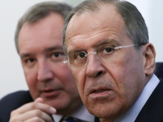 Rusko, Dmitrij Rogozin, Sergej Lavrov