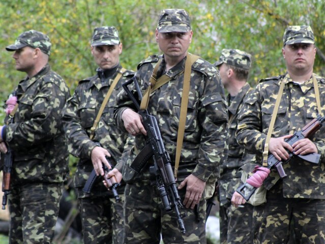 Ukrajina, Mariupol, vojaci, prestrelka