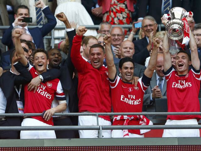 Arsenal, radosť, FA Cup