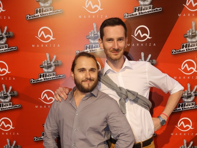 Herci Martin Meľo (vľavo) a Jakub Rybarík zo seriálu Chlapi neplačú.