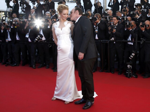 Quentin Tarantino a herečka Uma Thurman