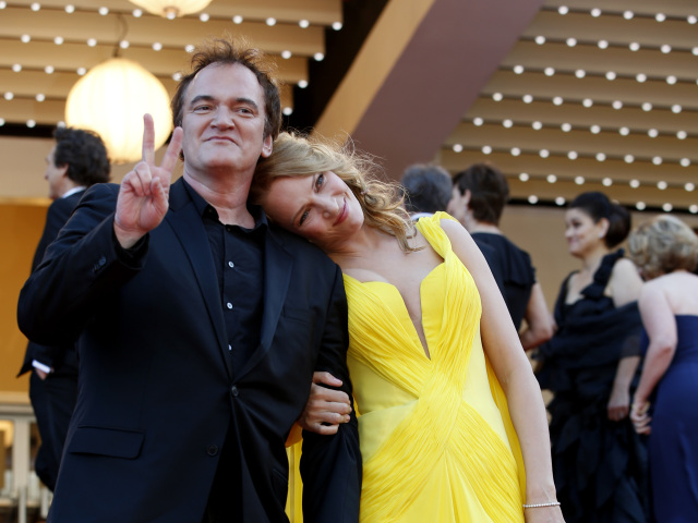 Režisér Quentin Tarantino s herečkou Umou Thurman.
