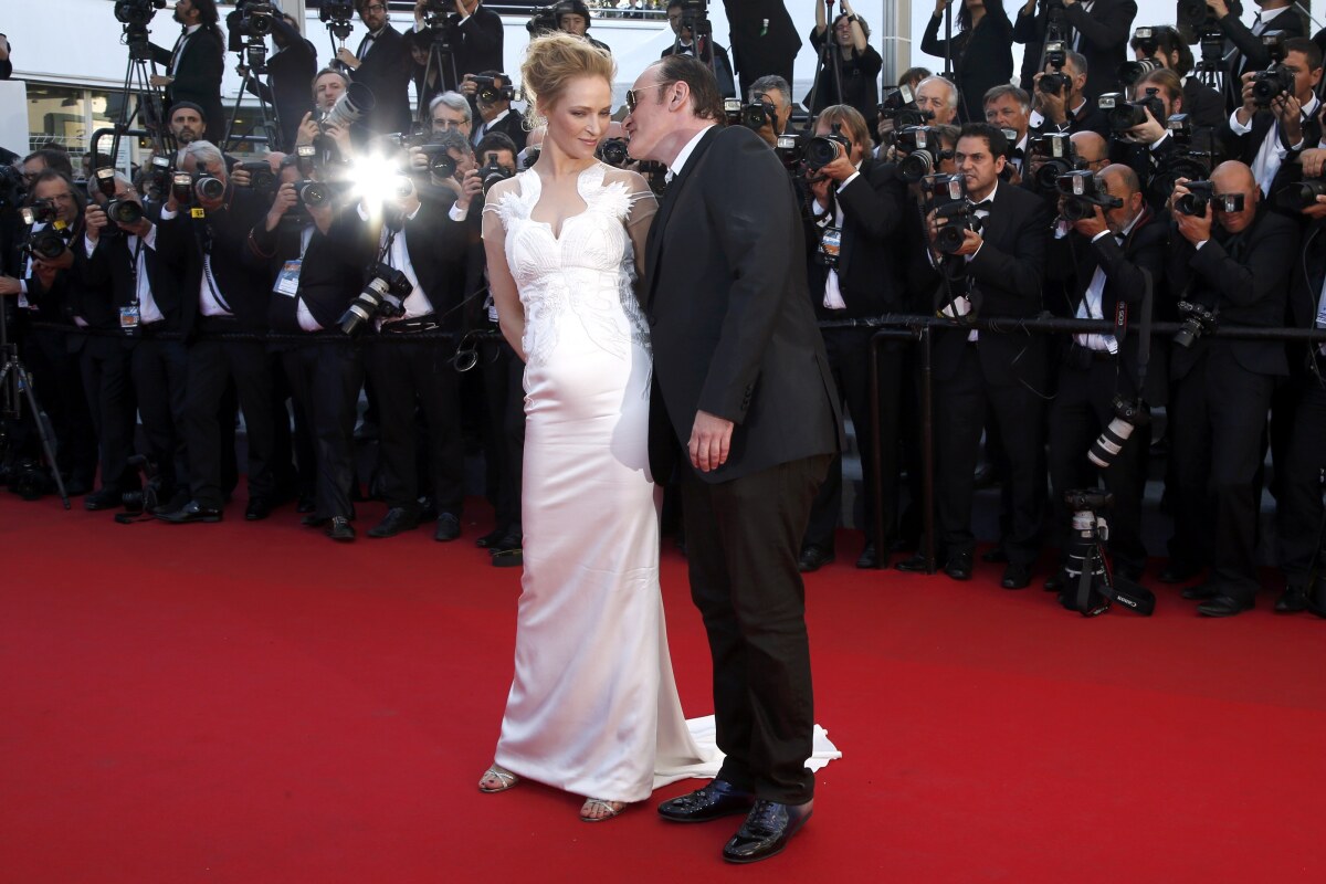 Quentin Tarantino a herečka Uma Thurman
