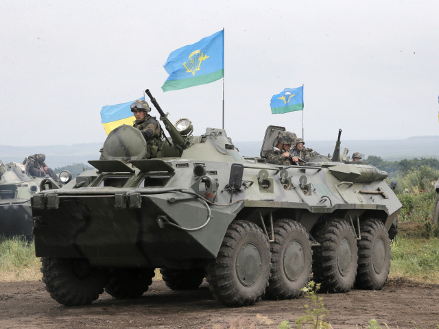 Ukrajina, vojaci, Slaviansk