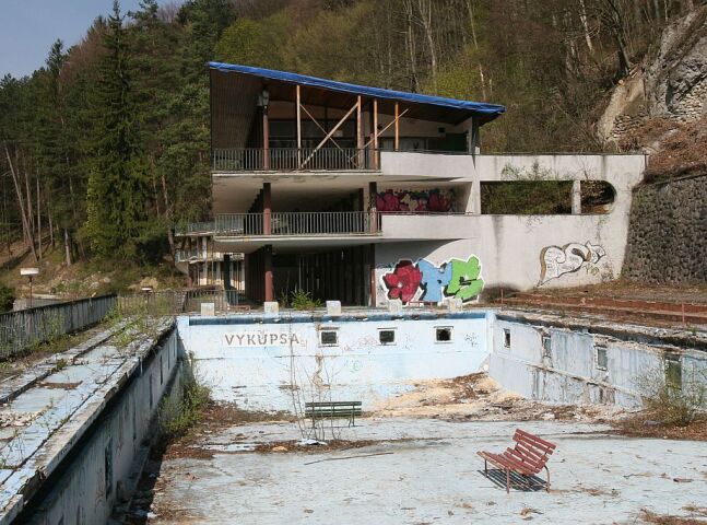 kúpalisko Zelená žaba, Trenčianske Teplice