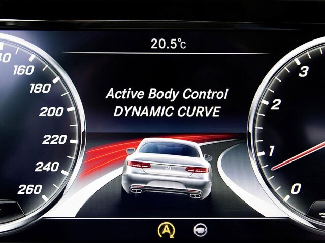 Mercedes-Benz S Coupé - Curve tilting