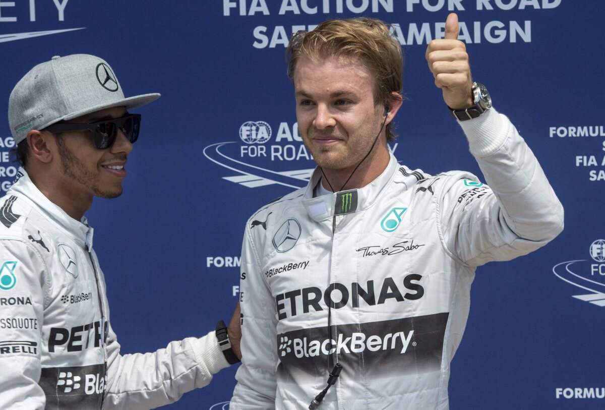 Nico Rosberg, Lewis Hamilton