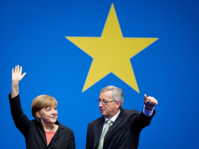 Jean-Claude Juncker, Angela Merkelová