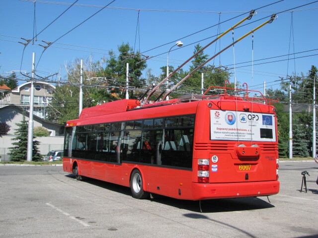 MHD, nové trolejbusy, Bratislava, trolejbus, DPB