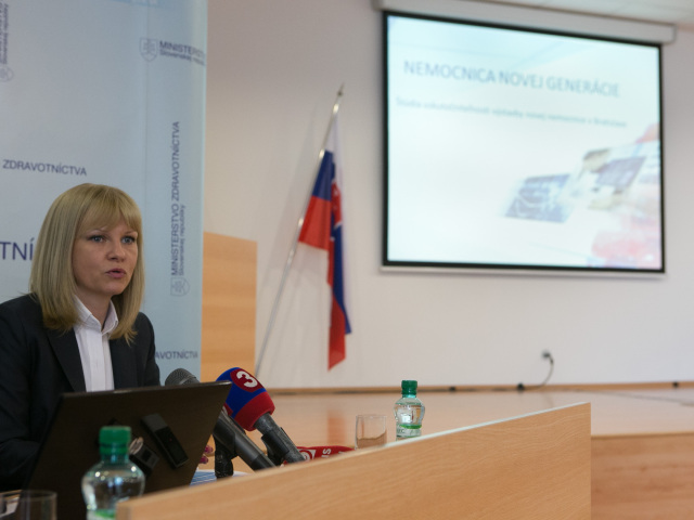 ministerka zdravotníctva Zuzana Zvolenská