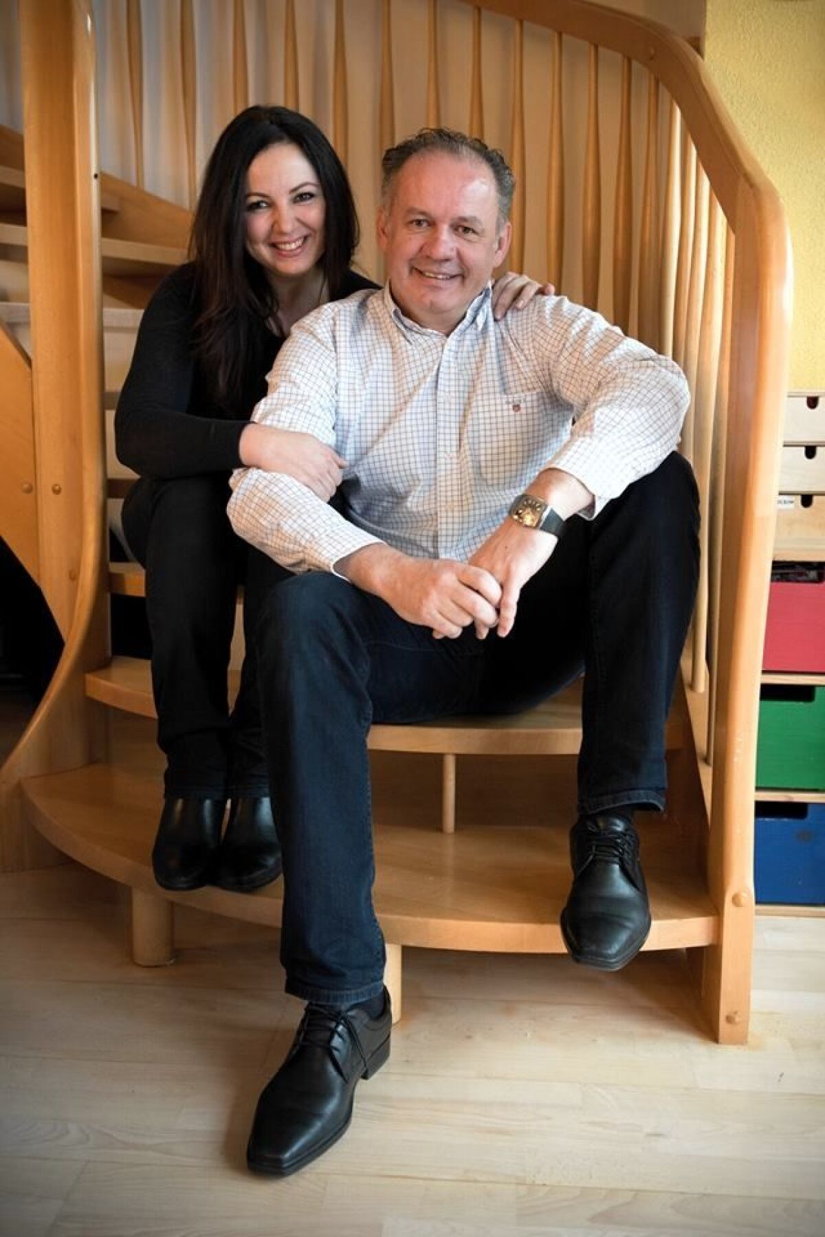 Andrej Kiska, Martina Kisková