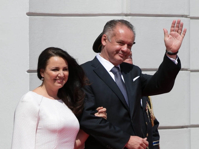 Andrej Kiska a Martina Kisková