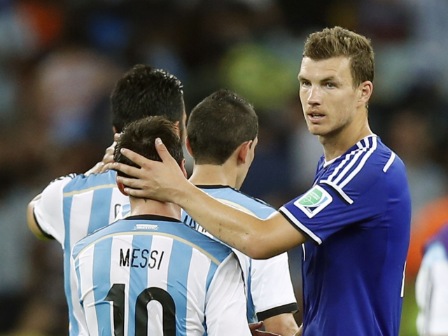 Lionel Messi, Edin Džeko