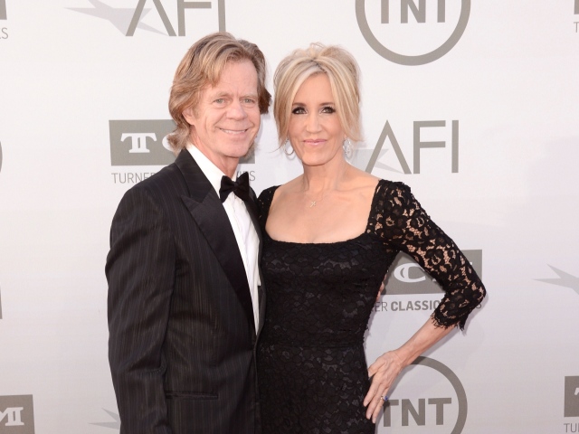 Herec William H. Macy a jeho manželka Felicity Huffman.