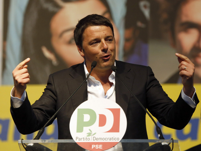 Matteo Renzi, premiér, Taliansko