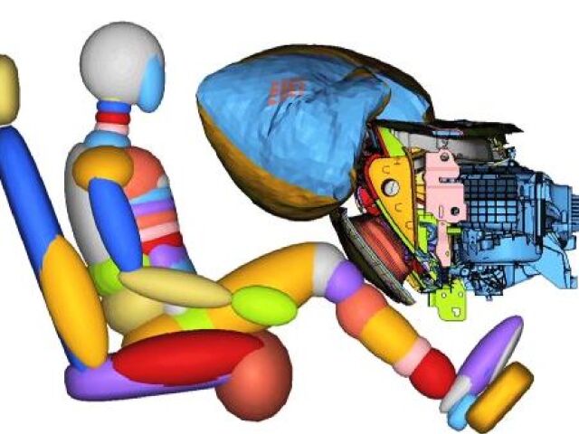 Ford - kolenný airbag spolujazdca