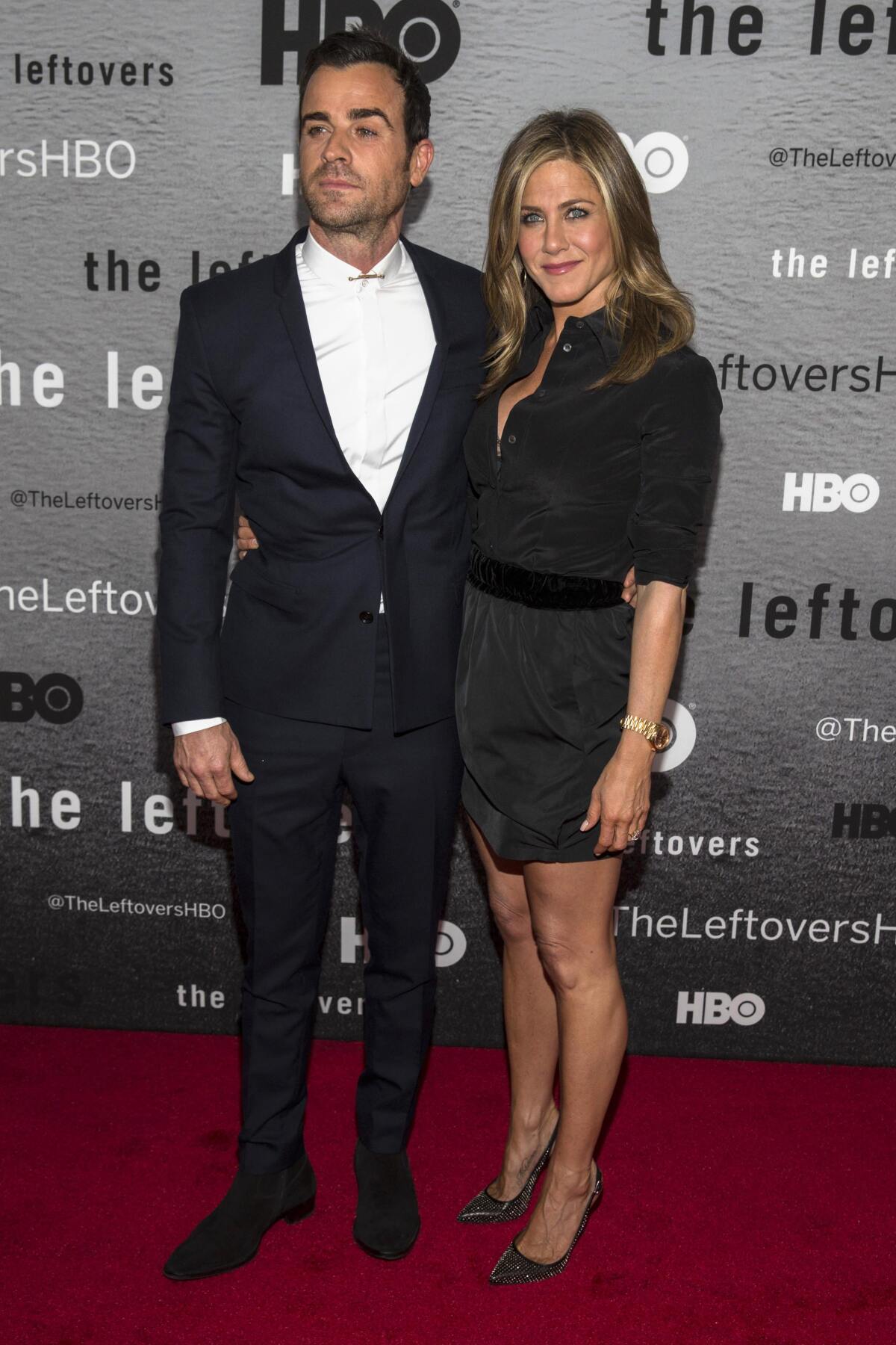 Herecký pár Justin Theroux a Jennifer Aniston.