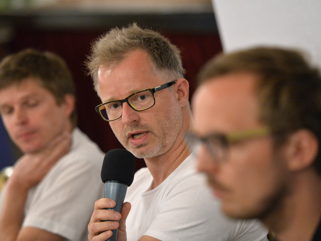 Michal Hvorecký, Tomáš ,,Yxo" Dohňanský a Marko Škop diskutovali na Art Film Feste o kultúre a biznise.