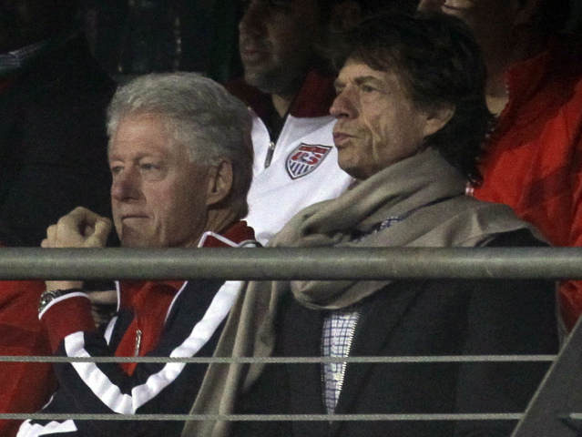 Mick Jagger, Bill Clinton
