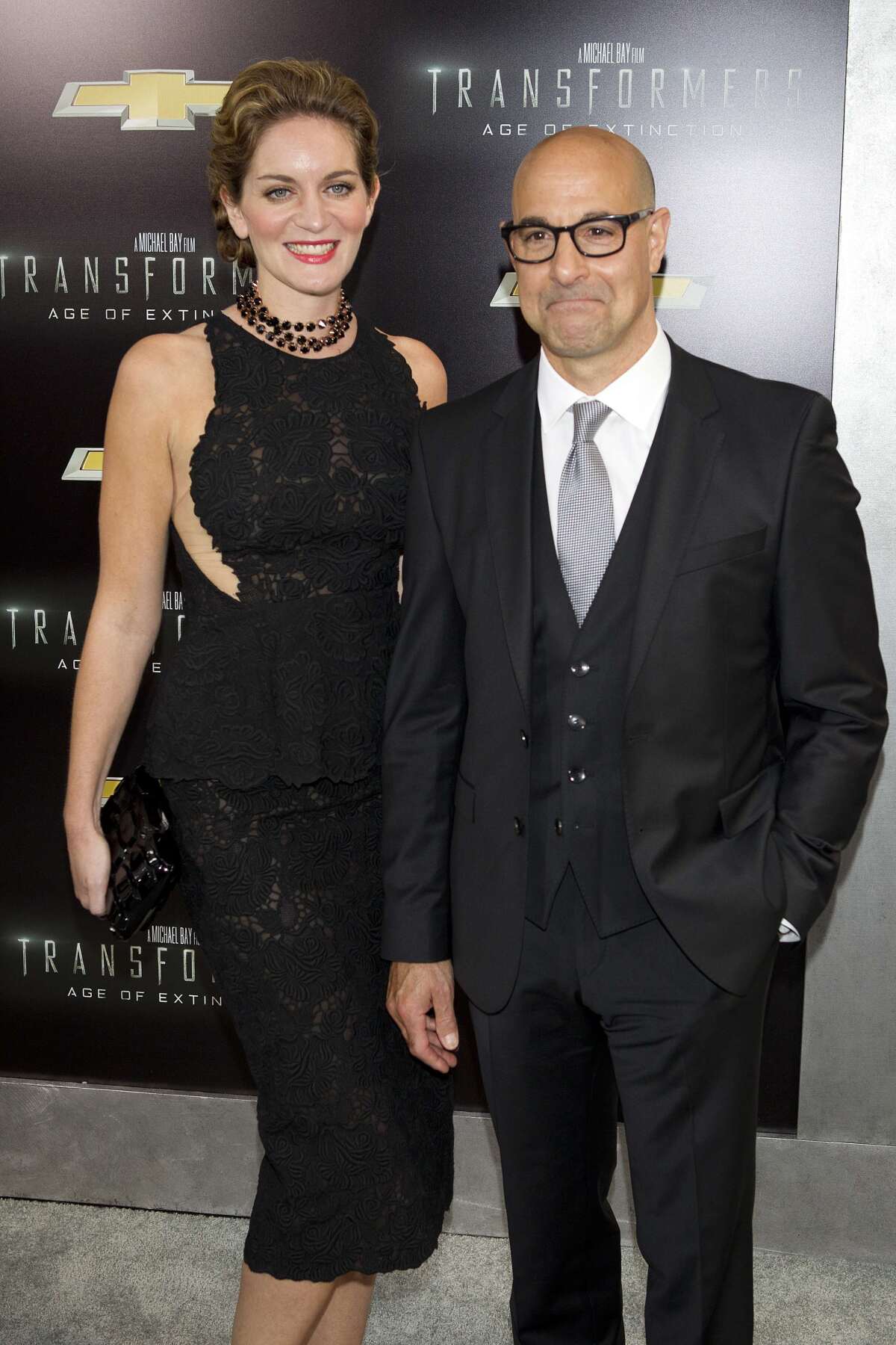 Herec Stanly Tucci a jeho manželka Felicity Blunt.