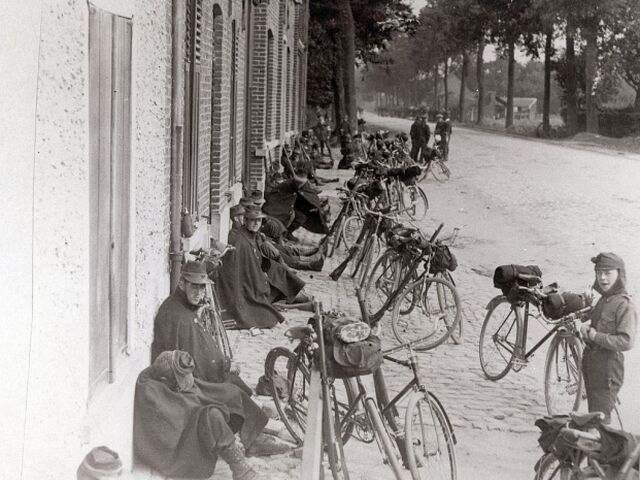 1. svetová vojna, bicykle, Belgicko, vojaci,