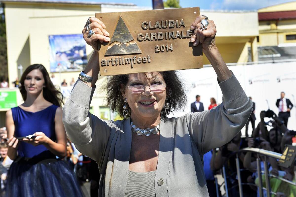 Claudia Cardinale v Trenčianskych Tepliciach