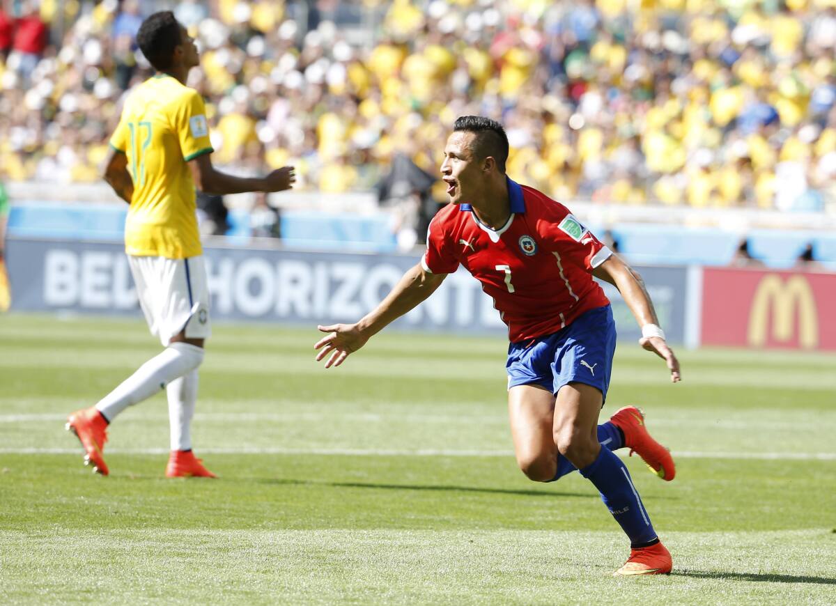 Alexis Sánchez, radosť