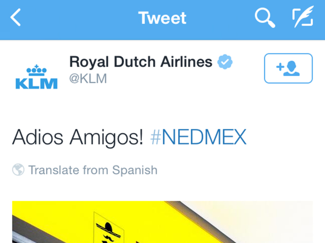 KLM, MS 2014, futbal, Holandsko - Mexiko