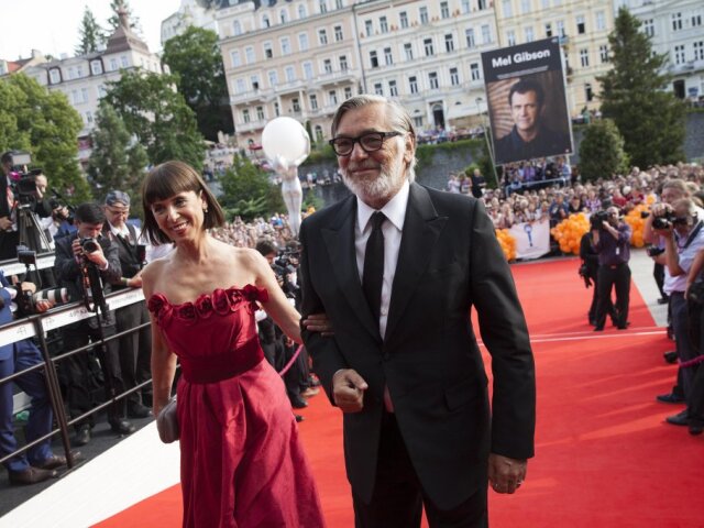 Jiří Bartoška a jeho manželka Andrea. 
