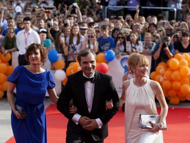 Kristína Dufková, Jiří Macháček a Anna Geislerová