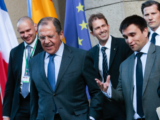 pavlo klimkin, sergej lavrov, ukrajina,