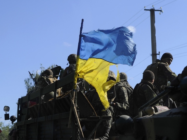 Ukrajina, Slaviansk, vojaci
