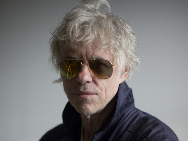 Hudobník Bob Geldof. 