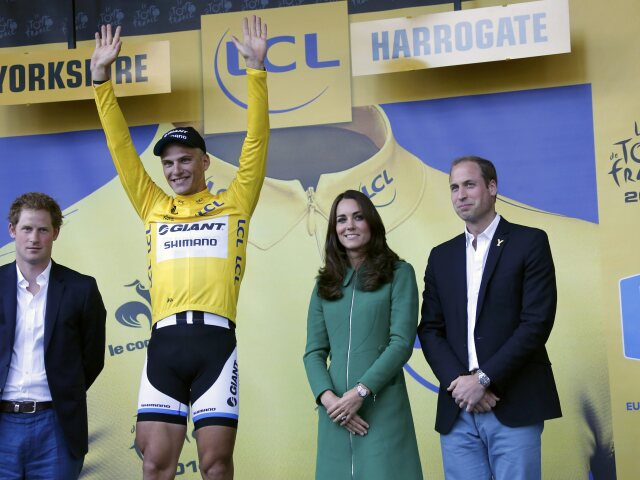Princ Harry, Princ William, Catherine, Marcel Kittel