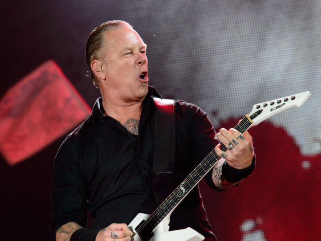 Britain Glastonbury, james Hetfield, Metallica