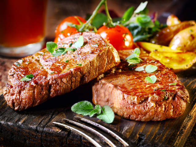 hovädzí steak, grilovanie
