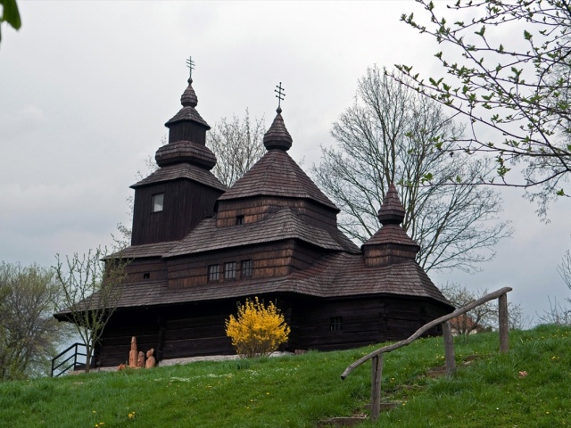 drevený kostol, kostol sv. Michala Archanjela, ľudová architektúra