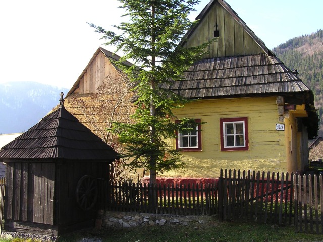 Vlkolínec, ľudová architektúra