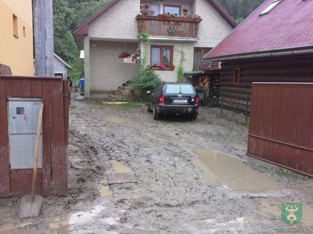 Terchová, záplavy, storočná voda