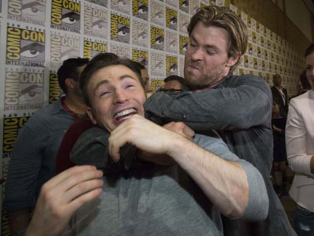 Chris Hemsworth a Chris Evans