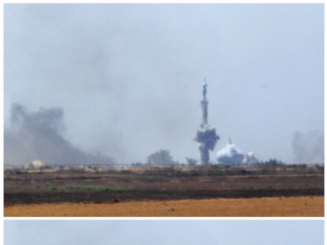 Gaza, minaret, mešita, Palestína, Izrael