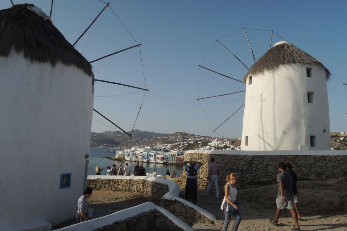 veterné mlyny, Mykonos, Kyklady