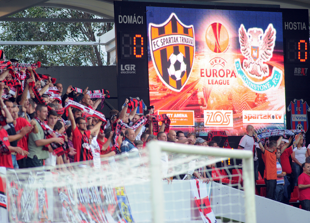 Spartak Trnava, St. Johnstone, fanúšikovia