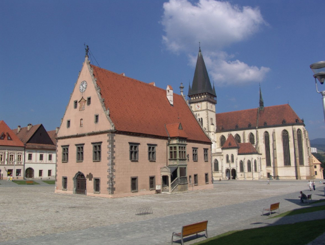 Historické jadro mesta Bardejov je zapísané do zoznamu UNESCO.