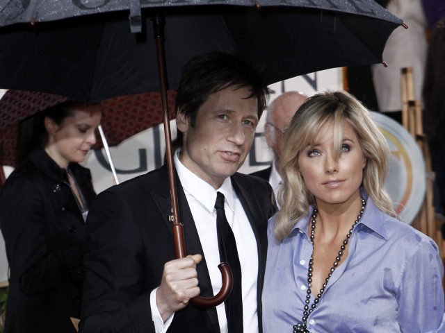Tea Leoni a jej manžel David Duchovny