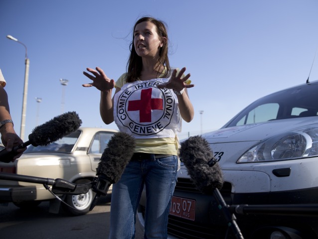 Ukrajina, Červený kríž, Galina Balzamovová, humanitárny konvoj, Rusko