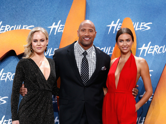 Ingrid Bolso Berdal, Dwayne Johnson a Irina Shayk
