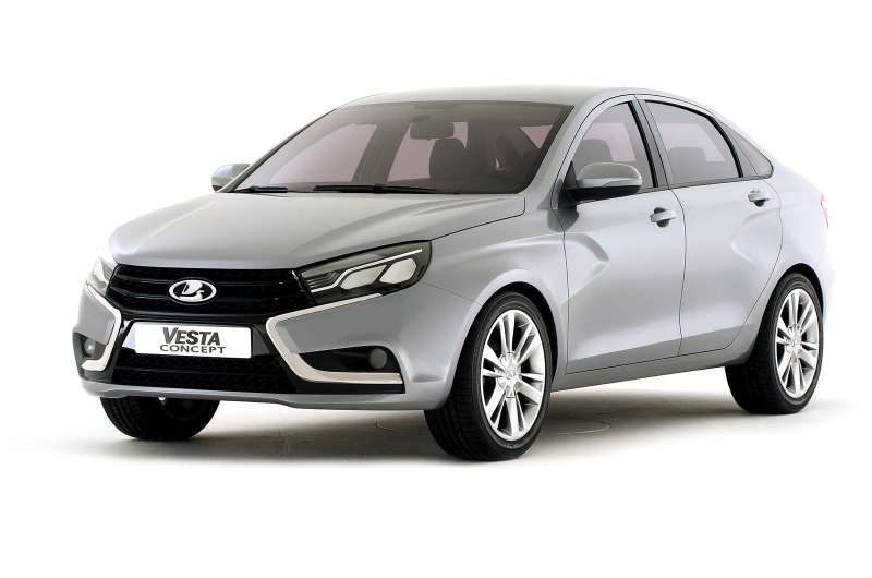 Prvým modelom s novým logom bude dlho očakávaný sedan Lada Vesta. Na trh sa dostane začiatkom septembra.