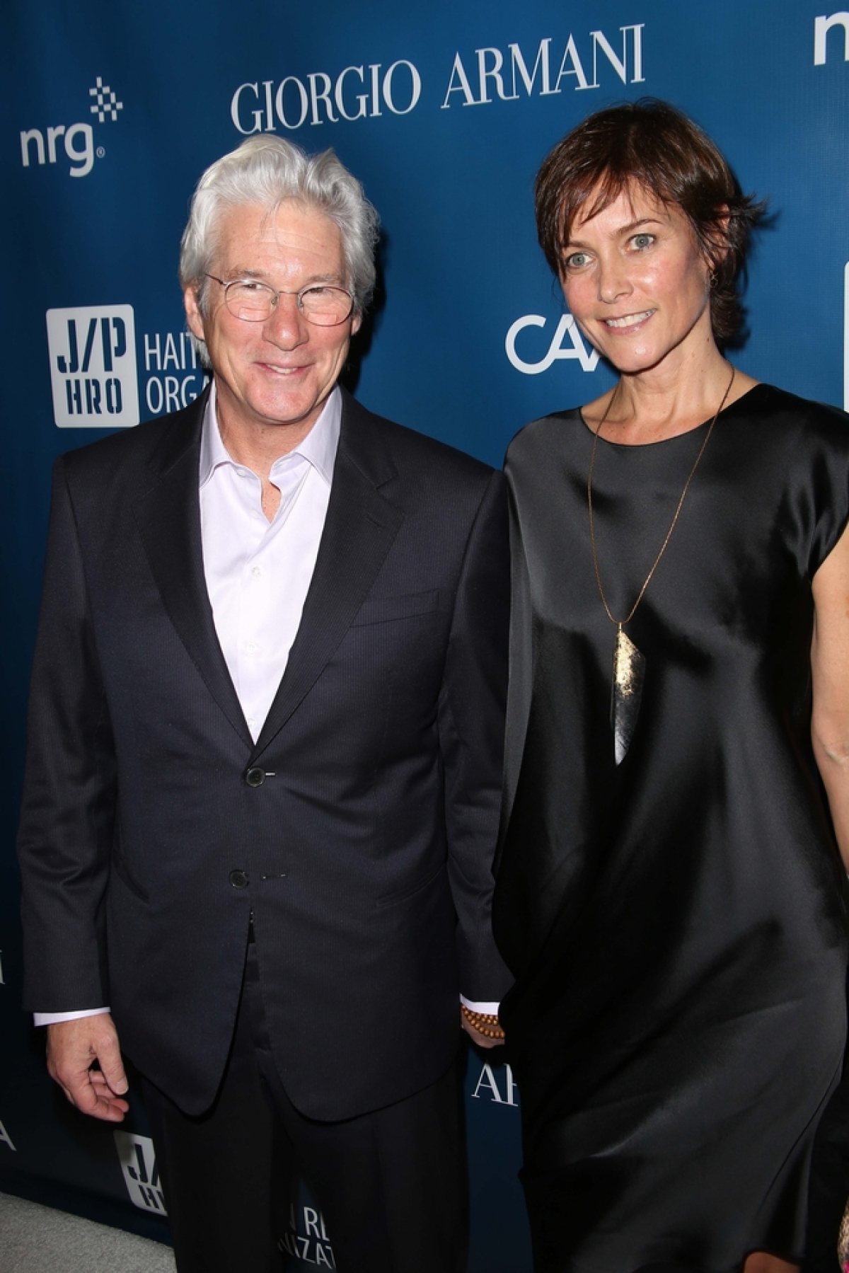 Herec Richard Gere s manželkou Carey Lowell.