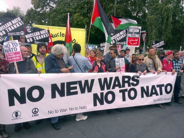 NATO, Newport, protesty